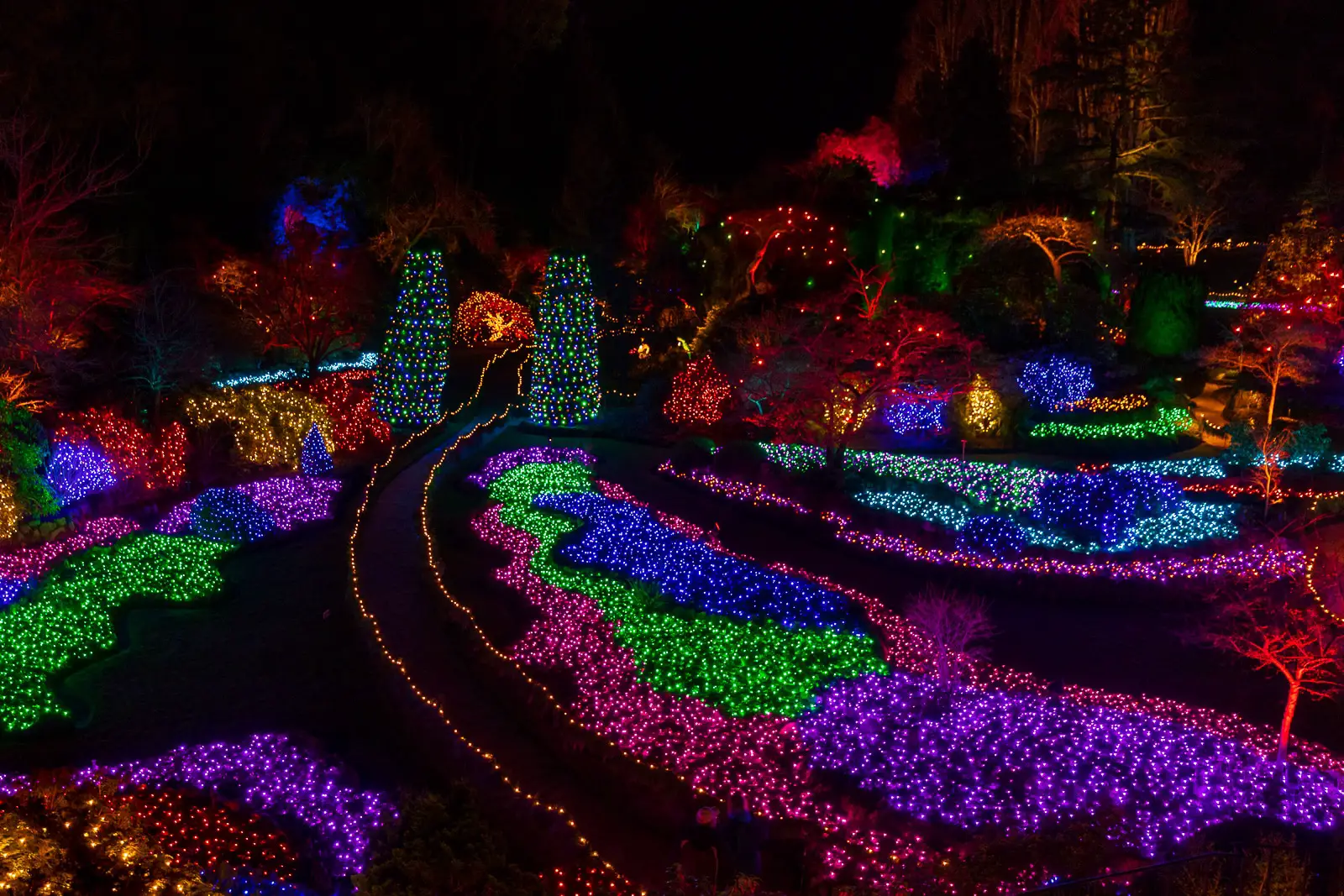 The Magic of Christmas at the Butchart Gardens in Victoria, BC