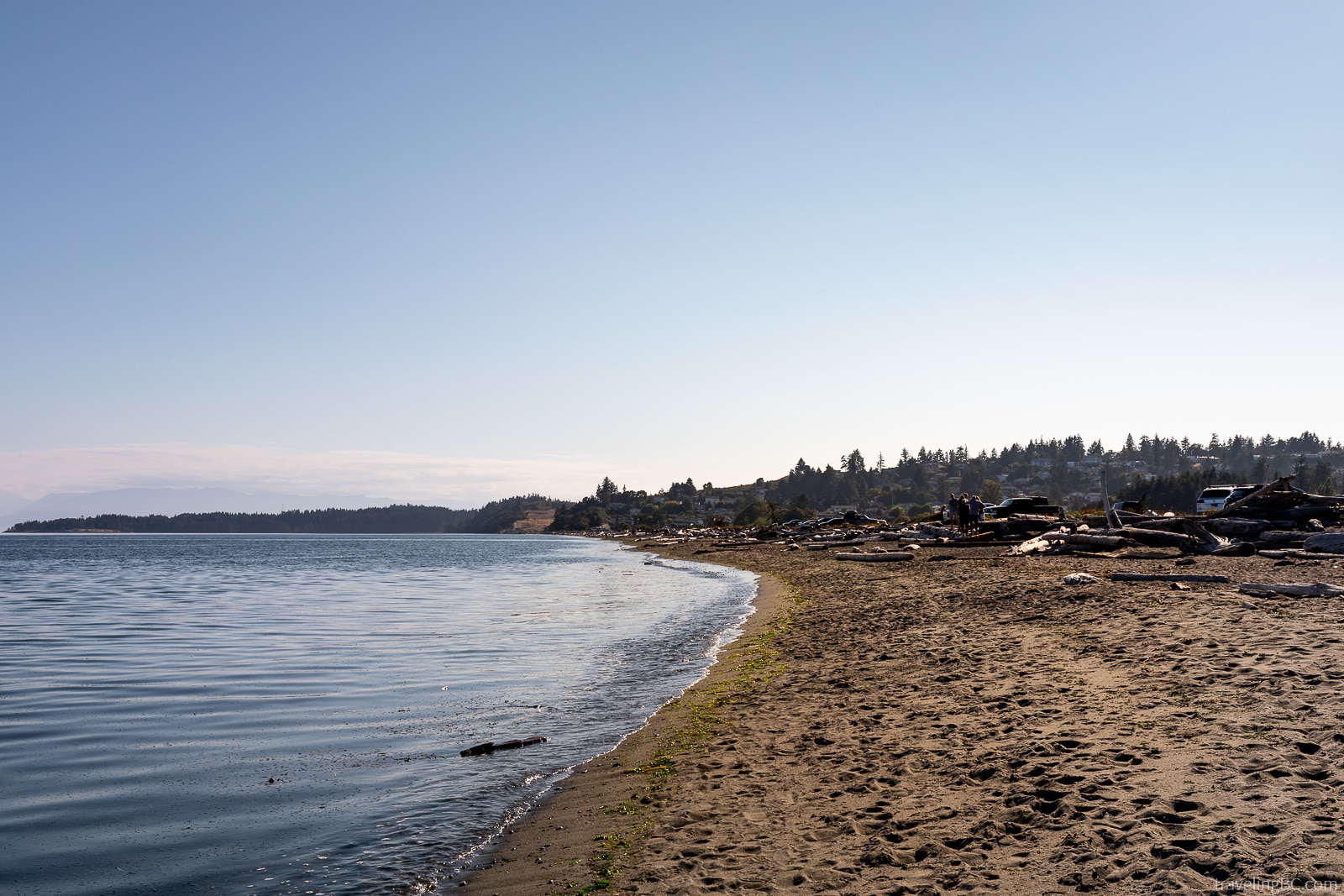 The gorgeous sandy beach at Esquimalt Lagoon in Colwood