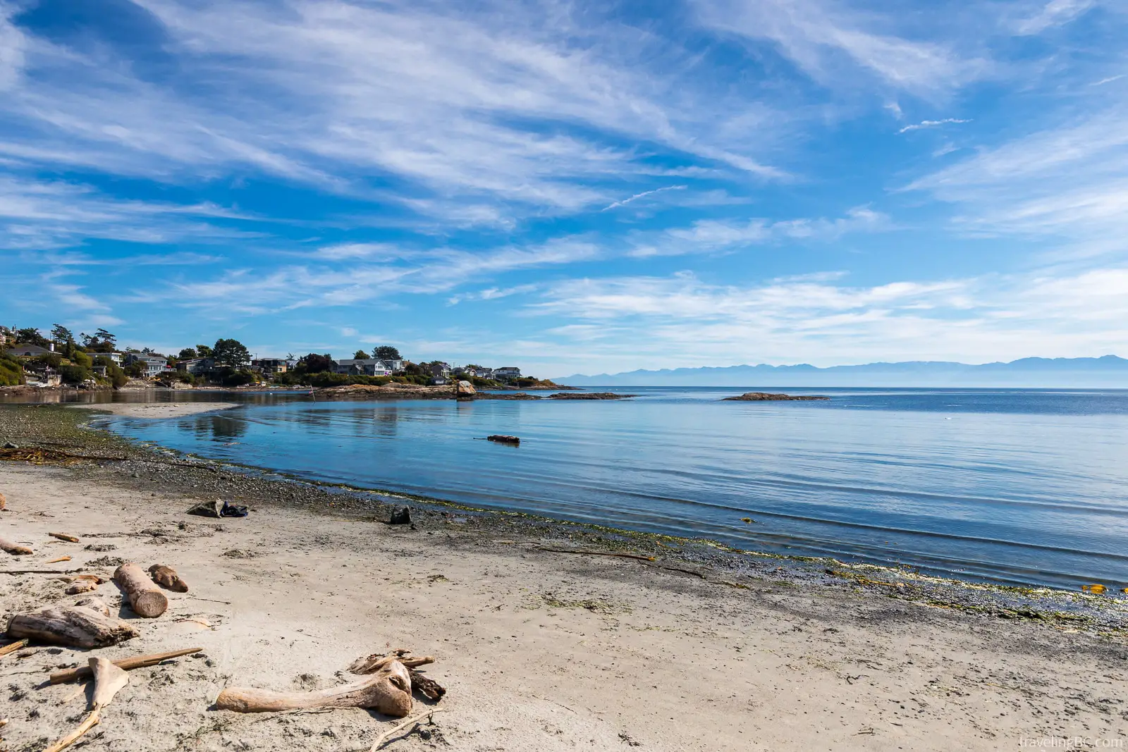 Gonzales Beach, one of the many beautiful beaches in Victoria, BC