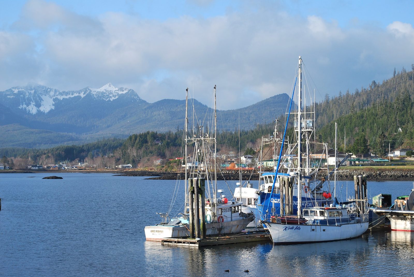 The docks in Queen Charlotte City on Graham Island - Photo: George Dean (CC)