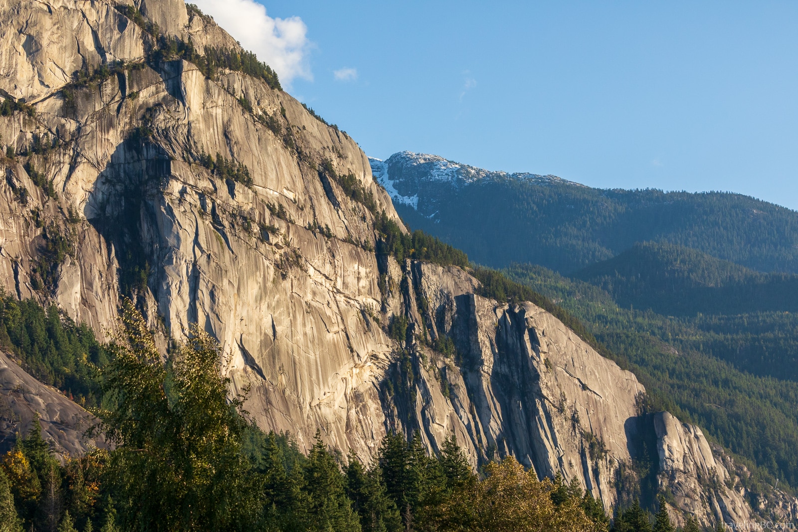 The Grand Wall on the Stawamus Chief in Squamish