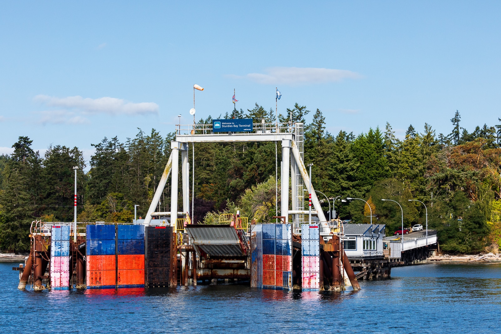 Sturdies Bay Ferry Terminal on Galiano Island