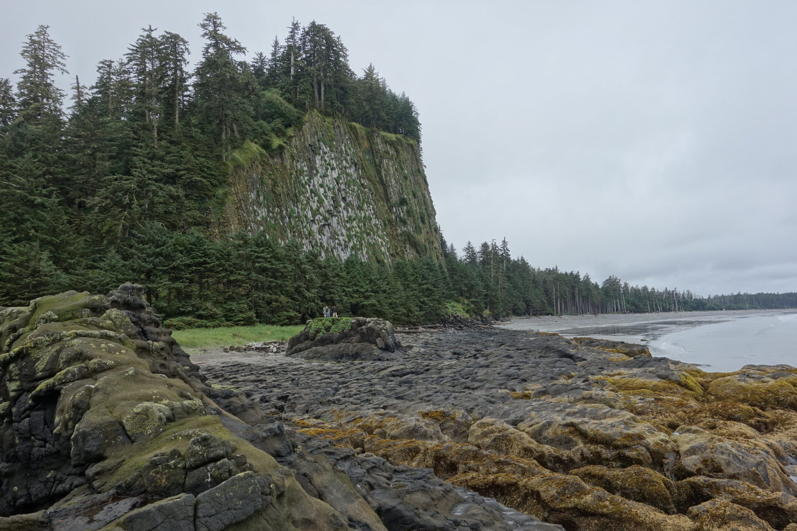 Tao (Tow Hill) towering above the beach in Haida Gwaii - Photo: Olivier Bruchez (CC)