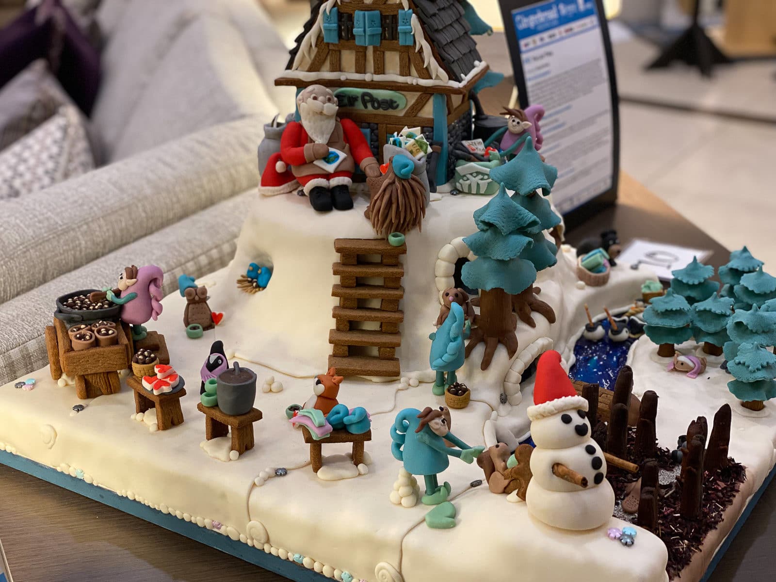 One of the gingerbread houses featured in the Annual Gingerbread Showcase in Victoria, BC