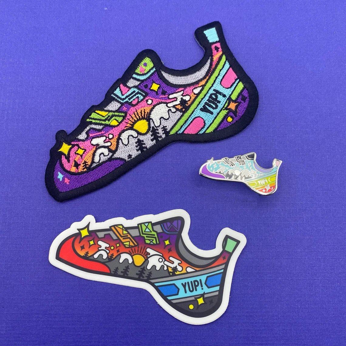 Yup! Climbing Shoe by FunkyPunkyPins