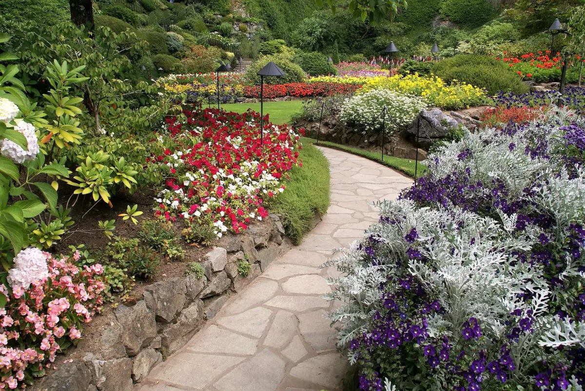 One of the best, most beautiful gardens in Victoria is the Butchart Gardens