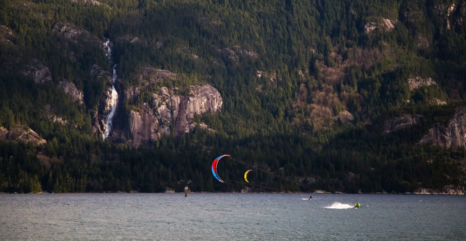 Kitesurfing is one of the best outdoor things to do in the summer in Squamish