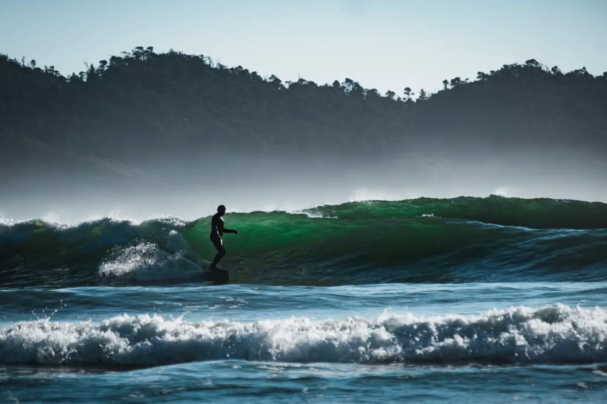 The best surfing in British Columbia is at Tofino