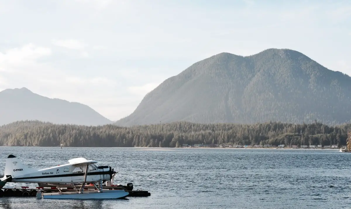 Tofino Floatplane parked at the dock