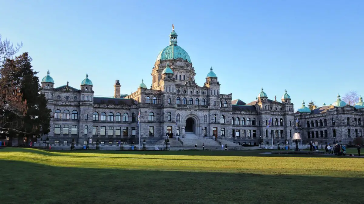 The Pariliament Buildings in Victoria, BC